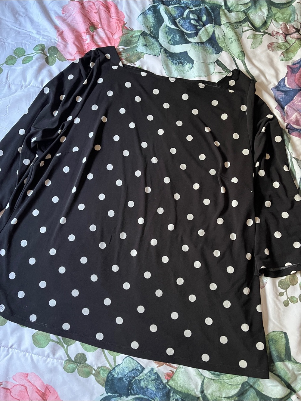 Lane Bryant Polka Dot Top Blouse Size 14/16